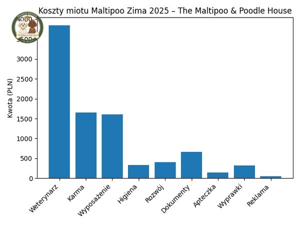 Realne koszty miotu Maltipoo Zima 2025