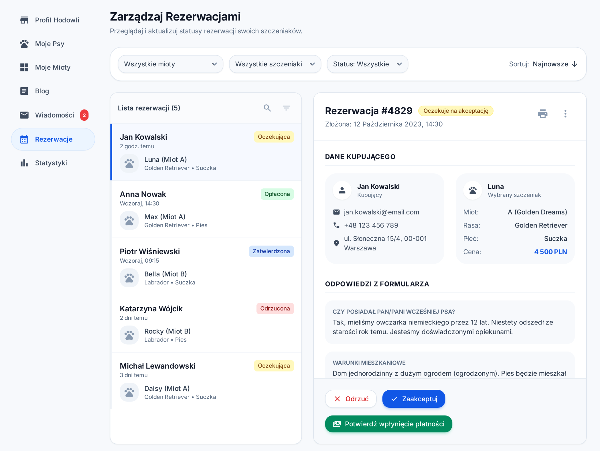 Smart Buyer Screening